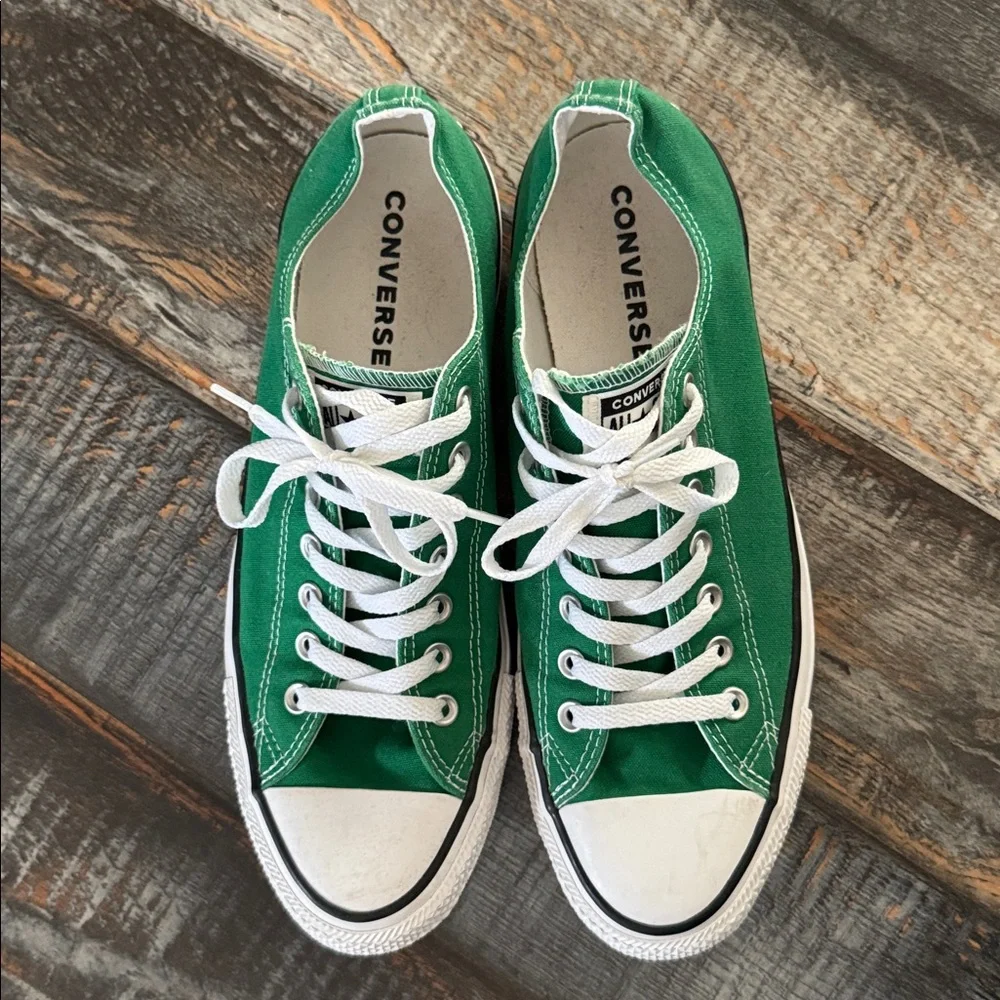 Green Converse Low-Top Sneakers mens size 11 - Picture 4 of 9